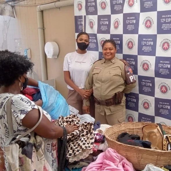 Bazar Solidário da 12ª CIPM contempla mulheres em vulnerabilidade