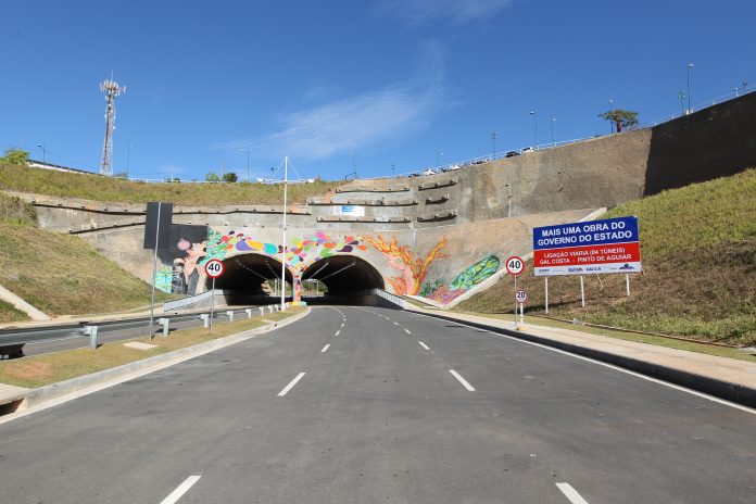 Obras da Linha Azul desviam tráfego para ônibus na BR-324