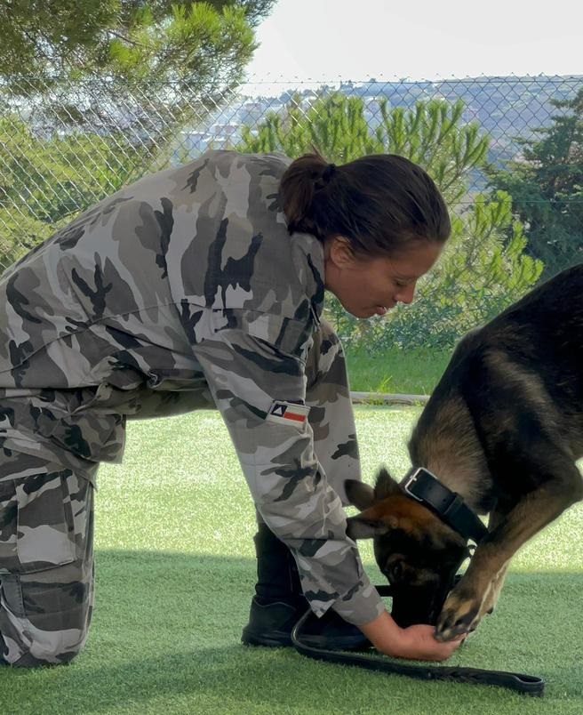 PM baiana é a primeira brasileira a participar do curso de adestramento de cães em Portugal