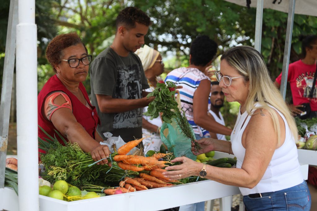 Feira da Agricultura Familiar acontece quinzenalmente no CAB, em Salvador