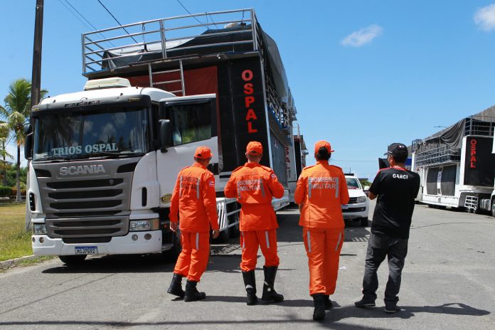 DPT e Corpo de Bombeiros realizam perícia de trios para o Carnaval 2023 até o dia 16