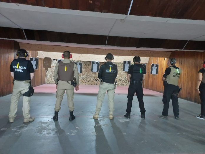 Forças da Segurança da SSP participam do curso de Armamento e Tiro com Baixa Luminosidade