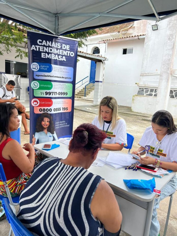 Caravana de Direitos Humanos em Serrinha conta com estande da Embasa