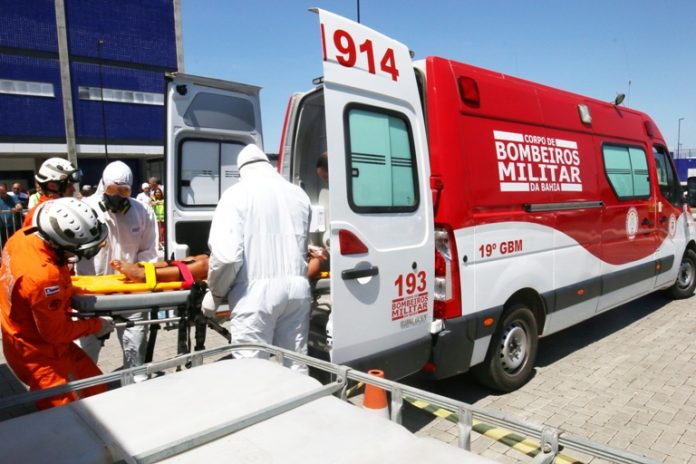 Hospital Geral Clériston Andrade vira cenário de atendimento em simulação de desastre