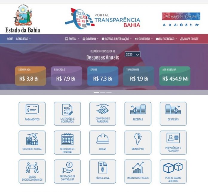 Portal Transparência Bahia se destaca no acompanhamento dos recursos públicos