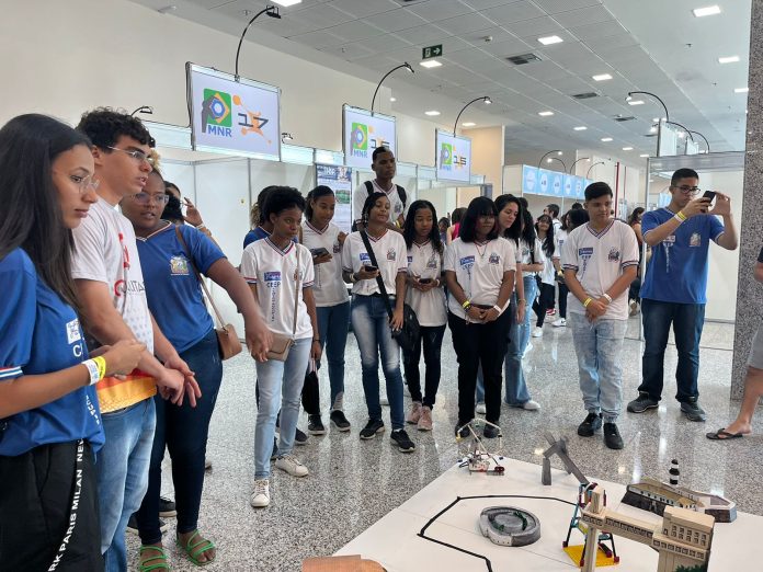 Estudantes participam do maior evento de robótica e inteligência artificial da América Latina, o Robótica 2023