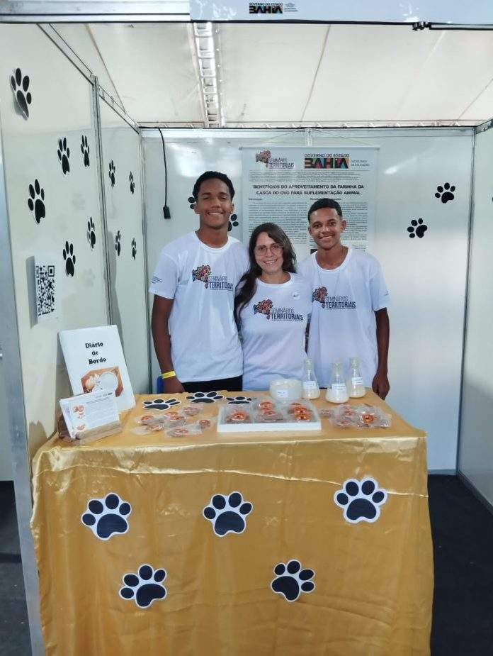 Baianos desenvolvem petisco para cachorros à base de farinha de casca do ovo