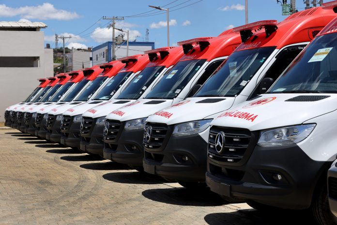 Bahia vai receber mais 200 ambulâncias do Samu para reforçar cobertura em todo o estado