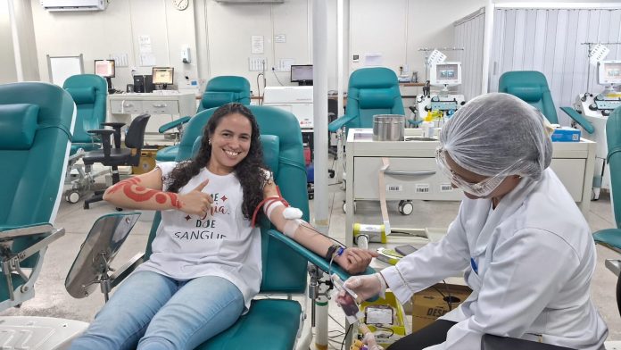 Aumento de 32% de voluntários na Semana Nacional do Doador de Sangue da Hemoba