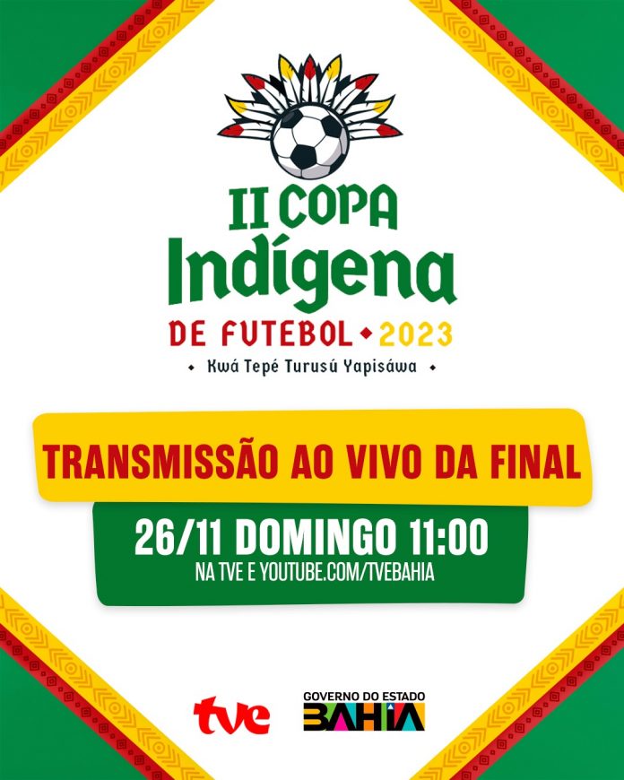 Do Pituaçu, TVE transmite final da II Copa Indígena de Futebol neste domingo (26)