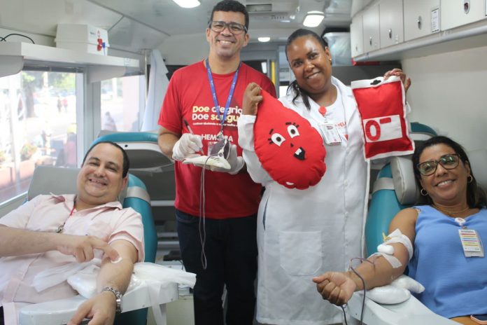 Sudesb e Hemoba realizam campanha de corrente solidária com coleta de sangue no dia 31 de janeiro no Estádio de Pituaçu