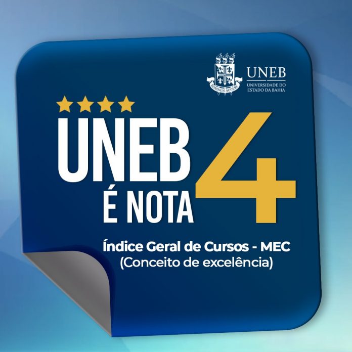 Uneb alcança nota 4 no IGC/MEC e se mantém entre as universidades públicas de maior destaque no país