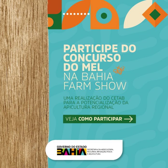 Concurso de qualidade do mel inscreve até sexta (14), na Bahia Farm Show