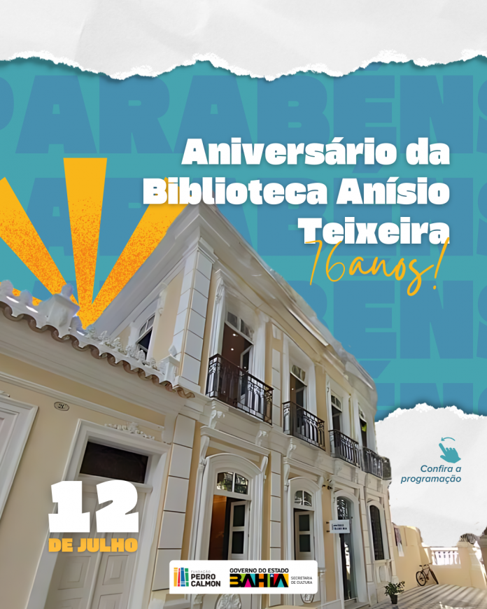 Biblioteca Anísio Teixeira celebra 76 anos com apresentação musical da OSBA e programação cultural