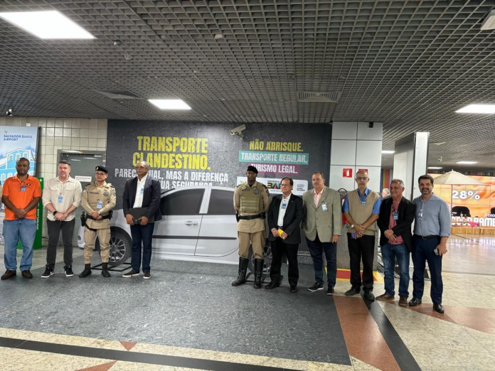 Campanha turística combate o transporte clandestino no aeroporto de Salvador