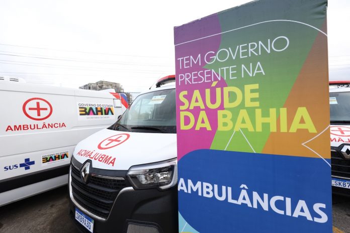 Governo do Estado reforça atendimento de emergência e transporte de pacientes no interior com 59 ambulâncias