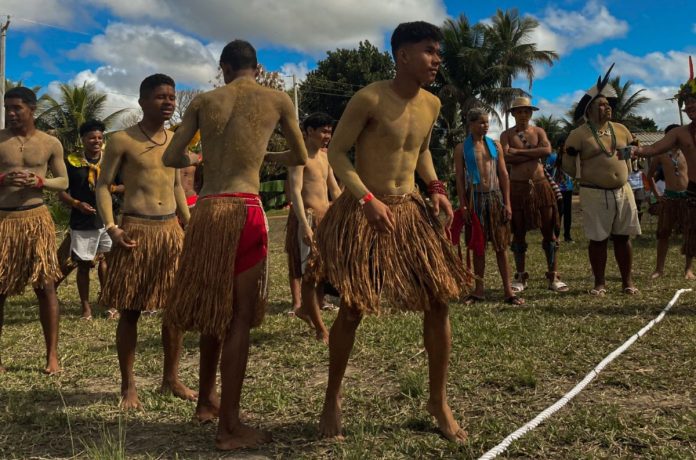 Estudantes indígenas participam da Etapa Territorial dos Jogos Estudantis Indígenas da Bahia em Banzaê