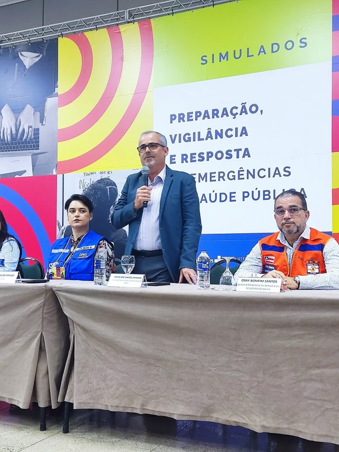 Sesab participa de simulado de preparação, vigilância e resposta às emergências