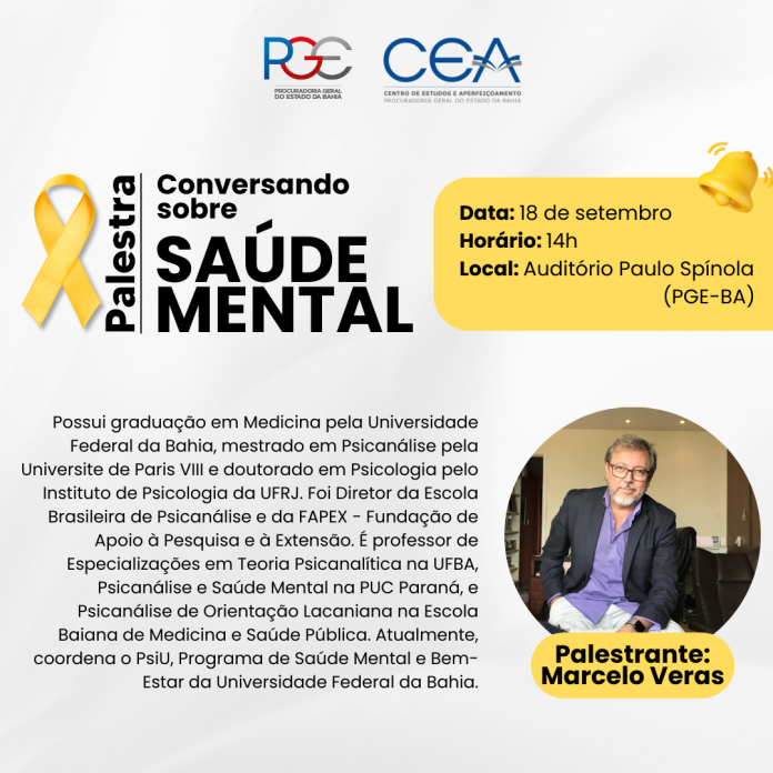 CEA promove palestra sobre Saúde Mental