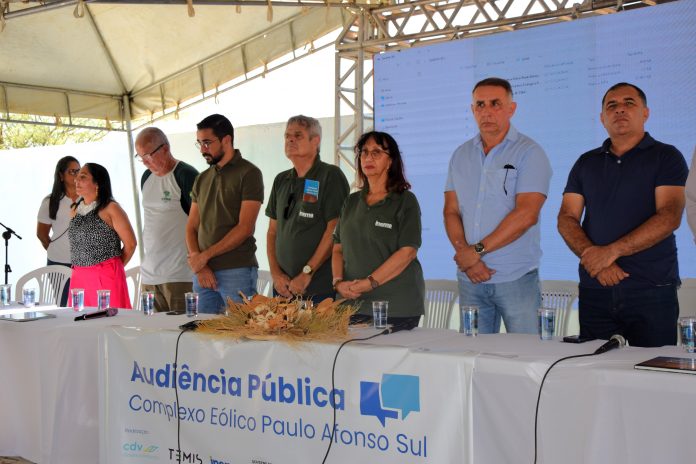 Audiência pública em Chorrochó reforça transparência no licenciamento do Complexo Eólico Paulo Afonso Sul