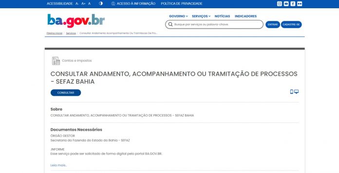 Sefaz-BA disponibiliza 19 serviços para a população no portal ba.gov.br