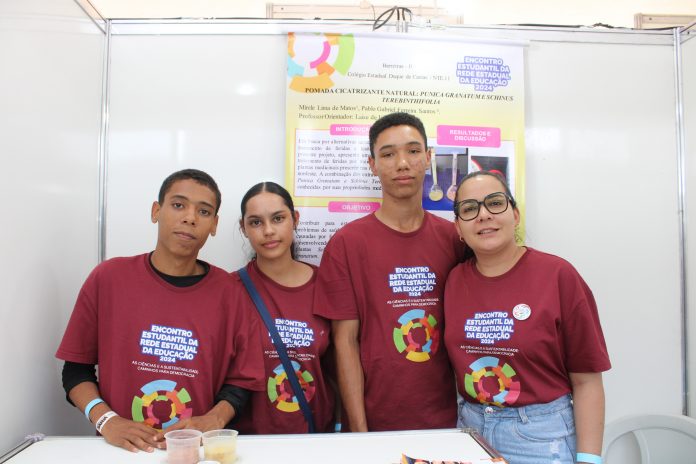 Estudantes de Barreiras desenvolvem pomada cicatrizante à base de romã e aroeira